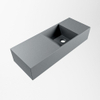 Mondiaz TYNE Fontein - 60x23x12cm - wasbak Rechts - zonder kraangaten - solid surface - Plata SW1026125