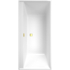 Villeroy & Boch Collaro kunststof inbouw duobad acryl rechthoekig 190x90x47cm gold/wit alpine UBA199COR2JV01 SW354286