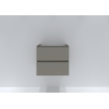 HR badmeubelen Infinity Wastafelonderkast - 60x44.8x55cm - 2 lades - greeploos - beige mat SW872597
