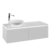 Villeroy & Boch Legato wastafelonderkast 120x38cm 2 lades White matt SW479875