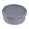 Nicolle/ Jimten/ Redi HWA eindstuk met schroefdeksel 80 mm PVC SW544899