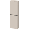 Duravit D-Neo halfhoge kast 40x24x132cm Linksdraaiend Taupe Mat SW640527