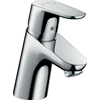 Hansgrohe Focus E2 wastafelkraan met waste chroom 0450760