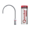 Quooker NL Nordic round kokendwaterkraan opbouw uitloop draaibaar met Pro3 reservoir RVS SW99141