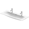 Duravit Viu meubelwastafel 2 kraangaten met overloop 123x49cm wit SW297111