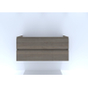 HR badmeubelen Infinity Wastafelonderkast - 120x44.8x55cm - 3D-front - 2 lades - greeploos - dubbele sifonuitsparing charleston SW749248