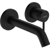 Hansgrohe Tecturis Wastafelkraan Inbouw - mengkraan - rond - eengreeps - 16.5cm uitloop - mat zwart SW918628