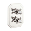 Crosswater Belgravia inbouw douchekraaan thermostatisch zonder inbouwdeel 2 functies nikkel SW487250