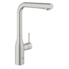 GROHE essence new Keukenkraan - hoog - uittrekbare l uitloop - 2 straalsoorten - supersteel geborsteld 0467942