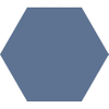 SAMPLE Cifre Cerámica Hexagon Timeless Vloer- en Wandtegel Marine Mat Vintage Mat Blauw SW736051