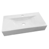 Best Design Class wastafel 59,5x32,5x11cm met 1 kraangat porselein SW9951