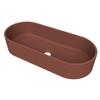 Arcqua Case waskom - ovaal - 60x26cm - mat terracotta SW1209104