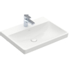 Villeroy en boch Avento meubelwastafel 60x47cm 1 kraangat zonder overloop ceramic+ wit SW59864
