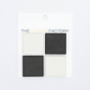 SAMPLE The Mosaic Factory London mozaïektegel 4.8x4.8x0.6cm voor vloer voor binnen en buiten vierkant Keramiek Dambord Mix Super wit en zwart SW862101