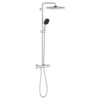 Grohe Vitalio Comfort 250 douchesysteem thermostatisch hoofddouche 1 straalsoort en handd. 2 straalsoorten chroom SW1028082