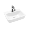 Villeroy & Boch O.novo fontein 45x37cm m.1 kraangat z.overloop wit SW448468