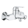 GROHE Swift QuickFix Badkraan - HOH=15cm - met omstel - met koppelingen - chroom SW1028102