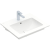 Villeroy & Boch Venticello wastafel met 1 kraangat 60x50cm (geschikt voor 3 kraangaten) met overloop wit 1025150