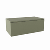 MONDIAZ ALAN MODULE Wastafelonderkast - 80x45x30cm - 1 lade - push to open - MDF - Army mat SW645900