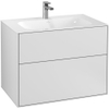 Villeroy & Boch Finion wastafelonderkast 79.6x59.1cm 2 lades White matt SW479536