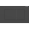 Geberit Sigma40 bedieningsplaat - 2-toets spoeling - vierkant - RVS - easy to clean - mat zwart SW1236999