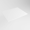 Mondiaz TOP 51 Topblad - 40x51x0.9cm - geschikt voor afdekplaat - Solid surface - Talc SW1020200