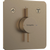 Hansgrohe Duoturn Q inbouwkraan voor 2 functies brushed bronze SW918513