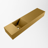 Mondiaz TYNE Fontein - 90x23x12cm - wasbak Links - zonder kraangaten - solid surface - Oro SW1026168