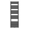 Belrad Handdoekradiator - middenaansluiting - 1600X500mm - Zwart SW1152673