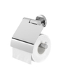 Tiger Boston Toiletrolhouder - met klep - gepolijst RVS CO309130341