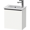 Duravit D-Neo wastafelonderkast 41x44x27.4cm Linksdraaiend 1 deur wit Mat SW641041