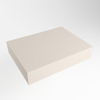 Mondiaz TOP 46 Topblad - 50x41x12cm - geschikt voor afdekplaat - Solid surface - Linen SW1024609