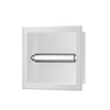 Xellanz Rocko toiletrolhouder zonder klep inbouw mat wit SW1122690