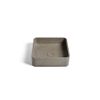 Ideavit Beton vrijstaande wastafel - 39x39x12cm - vierkant - met klikwaste - antikras - waterdicht - kleur E10 SW1080018