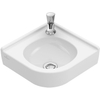 Villeroy & Boch O.novo hoekfontein 32x32cm met kraangat zonder overloop wit SW84226