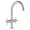 GROHE Atrio Wastafelkraan Opbouw - uitloop 16.6cm - L-size - kruisgreep chroom SW209449