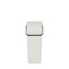 Brabantia Sort & Go Afvalemmer - 40 liter - hengsel - light grey SW1117378