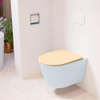 MONDIAZ LAVIE wandclosetpack - 36x53cm - diepspoel - rimless - clay (blauw) - softclose - quick-release - toiletzitting - Sand (beige) SW1208767