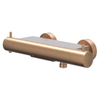 IVY Bond Badthermostaatkraan opbouw - Cooltouch - cascade uitloop - Geborsteld mat koper PVD SW1031142