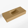 Mondiaz LEX Fontein - 70x30x12cm - wasbak midden - zonder kraangaten - solid surface - Oro SW1026047
