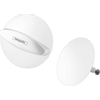 Hansgrohe Universeel Flexaplus afbouwdeel v. badafvoer- en overloopcombinatie mat wit SW358995
