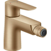 Hansgrohe Talis e 1-gr bidetmengkraan met wastegarn. brushed bronze SW528995