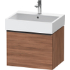 Duravit D-Neo wastafelonderkast 58.4x44x44.2cm 1 lade Noten Mat SW640679