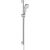 Hansgrohe Croma Select S Vario glijstangset met Croma Select S Vario handdouche EcoSmart 90cm met Isiflex`B doucheslang 160cm wit/chroom 0605304