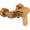 Duravit Wave Douchekraan - eengreeps - omstel - koppelingen - HOH=15cm - brons geborsteld SW962041