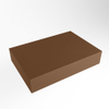 Mondiaz TOP 41 Topblad - 50x41x12cm - geschikt voor afdekplaat - Solid surface - Rust SW1024874