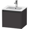 Duravit Ketho.2 wastafelonderkast 51x42x44cm geschikt voor 1 waskom Spaanplaat Grafiet Mat SW772955