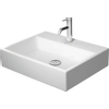 Duravit Vero Air wastafel geslepen 1 kraangat zonder overloop 60x47cm met WonderGliss wit SW157009