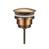 Wiesbaden Caral open afvoerplug 5/4'' geborsteld brons koper SW972115