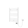 Plieger Elba Electrical elektrische designradiator - 702X400mm - met thermostaat - 300w - wit SW1221756